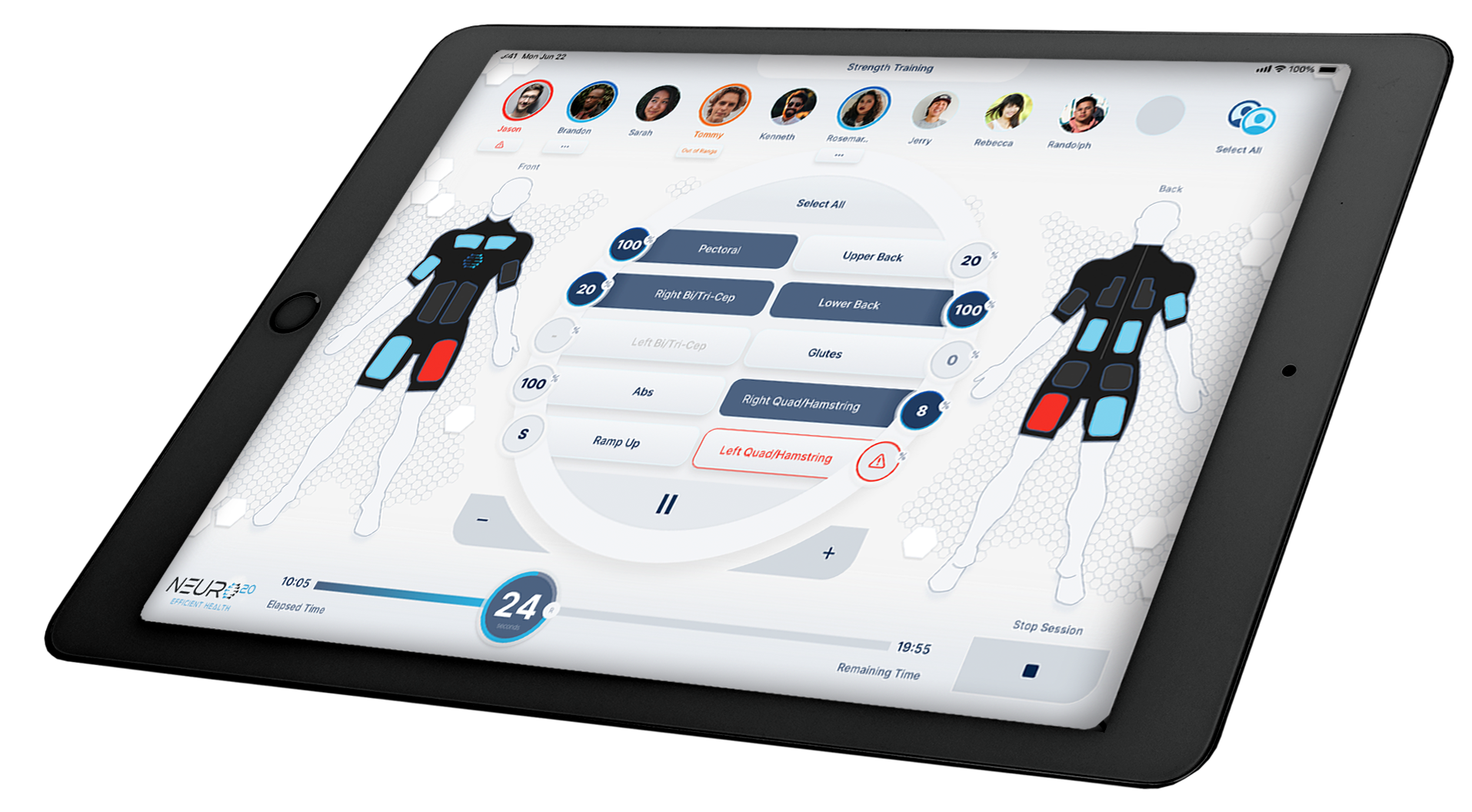 ipad tipped left